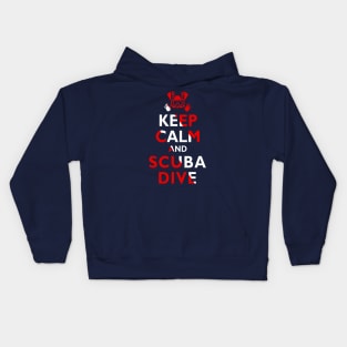 Keep Calm and Scuba Dive Flag Diving Original Kids Hoodie